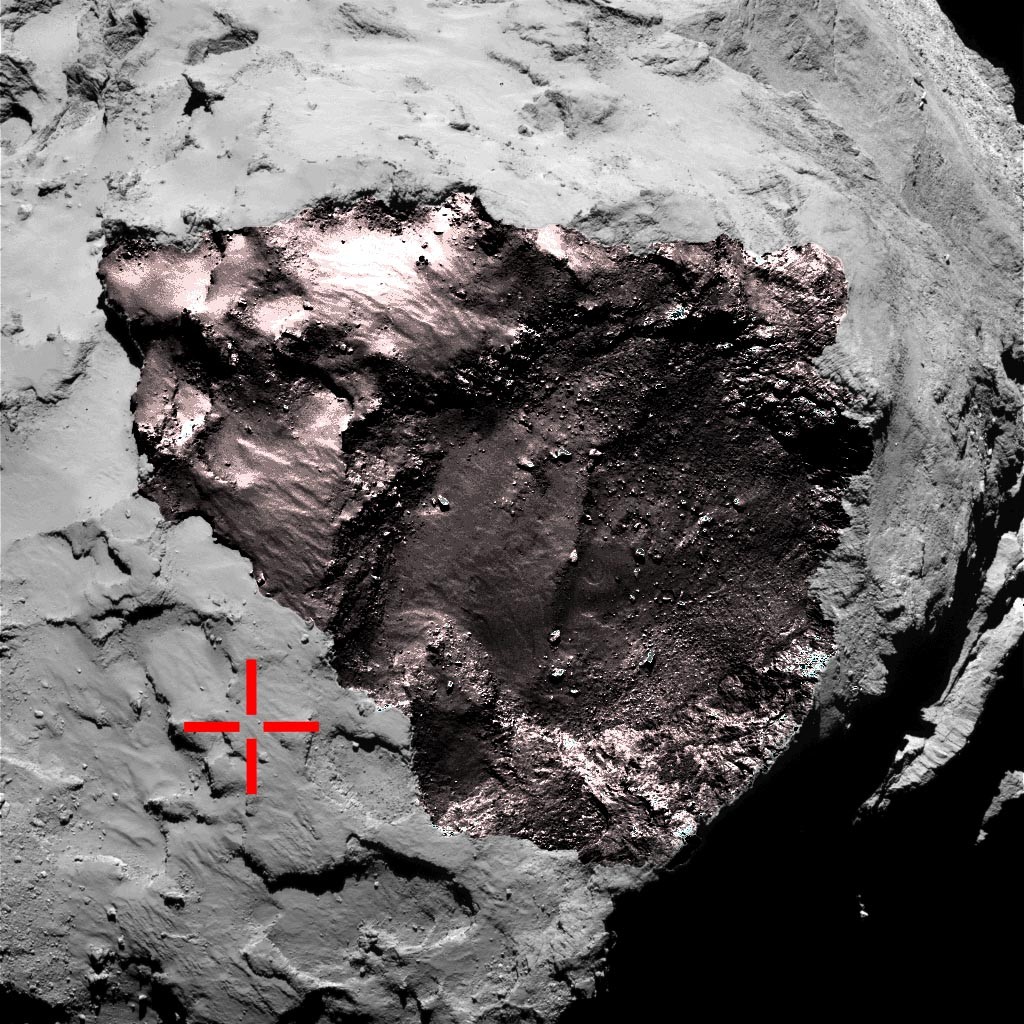 ERV scan reveals more 67P/Churyumov–Gerasimenko comet detail