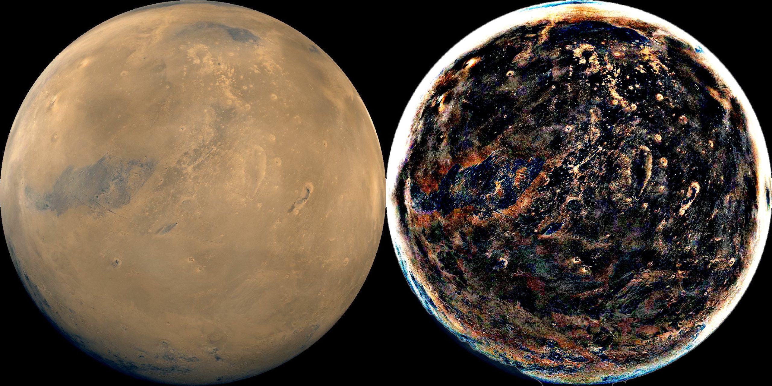 ERV of Mars Globe Comparison