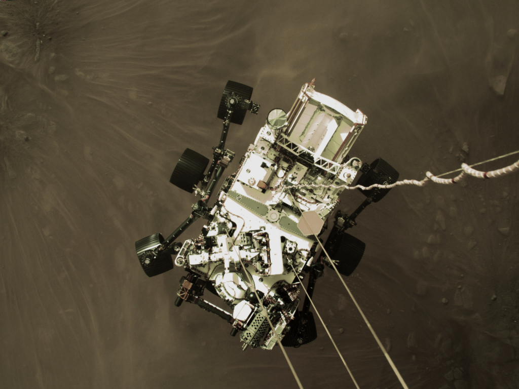 Perseverance Rover Landing on Mars